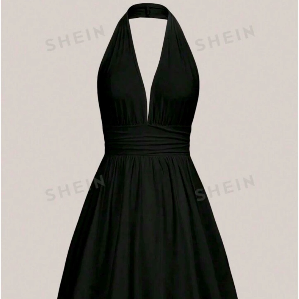 Jonathan Martin like new  black halter backless dress size 8